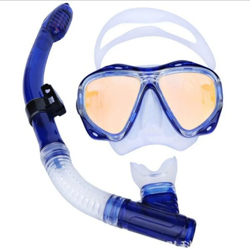 Professional Diving Mask Full Dry Silicone Tube Set Men Women Snorkel
