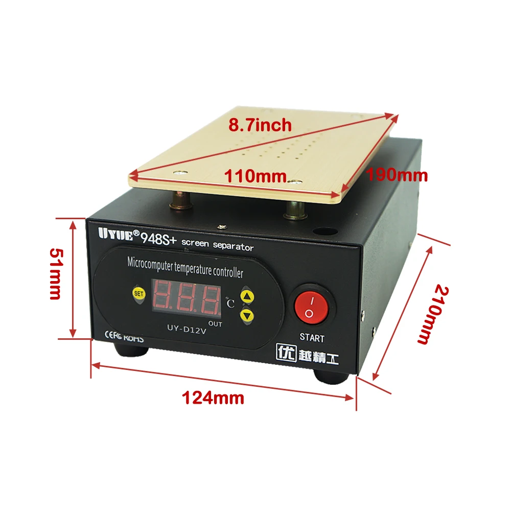 Built-in Pump Vacuum UYUE Screen LCD Separator Machine 948S+ | Инструменты