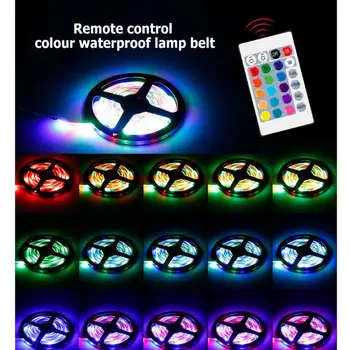 

LED RGB Strip Light Cabinet Bed Lights Flexible Lamp Tape w/Remote Control