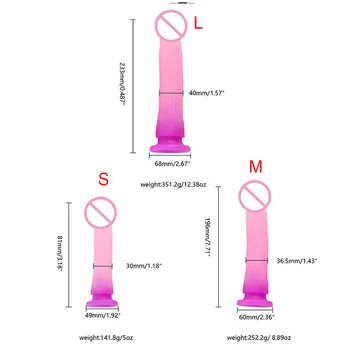 2021 Pink Dildo For Women Silicone Huge Dildo Realistic Female Masturbation Penis Adult Sex Erotic Toys Anal Plug 6