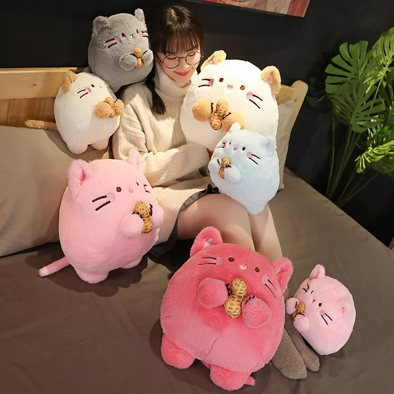 1 pc/epacket/30/45 см Kawaii толстый арахиса крыса Stuffe плюшевые куклы милые Мышь животных Подушка для сна Детские платья для девочек на день рождения Рождественский подарок