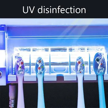 

Tflag Toothbrush Disinfection Stand UV Toothbrush Sterilizer Sterilization Wall Hanging Smart Home Bathroom
