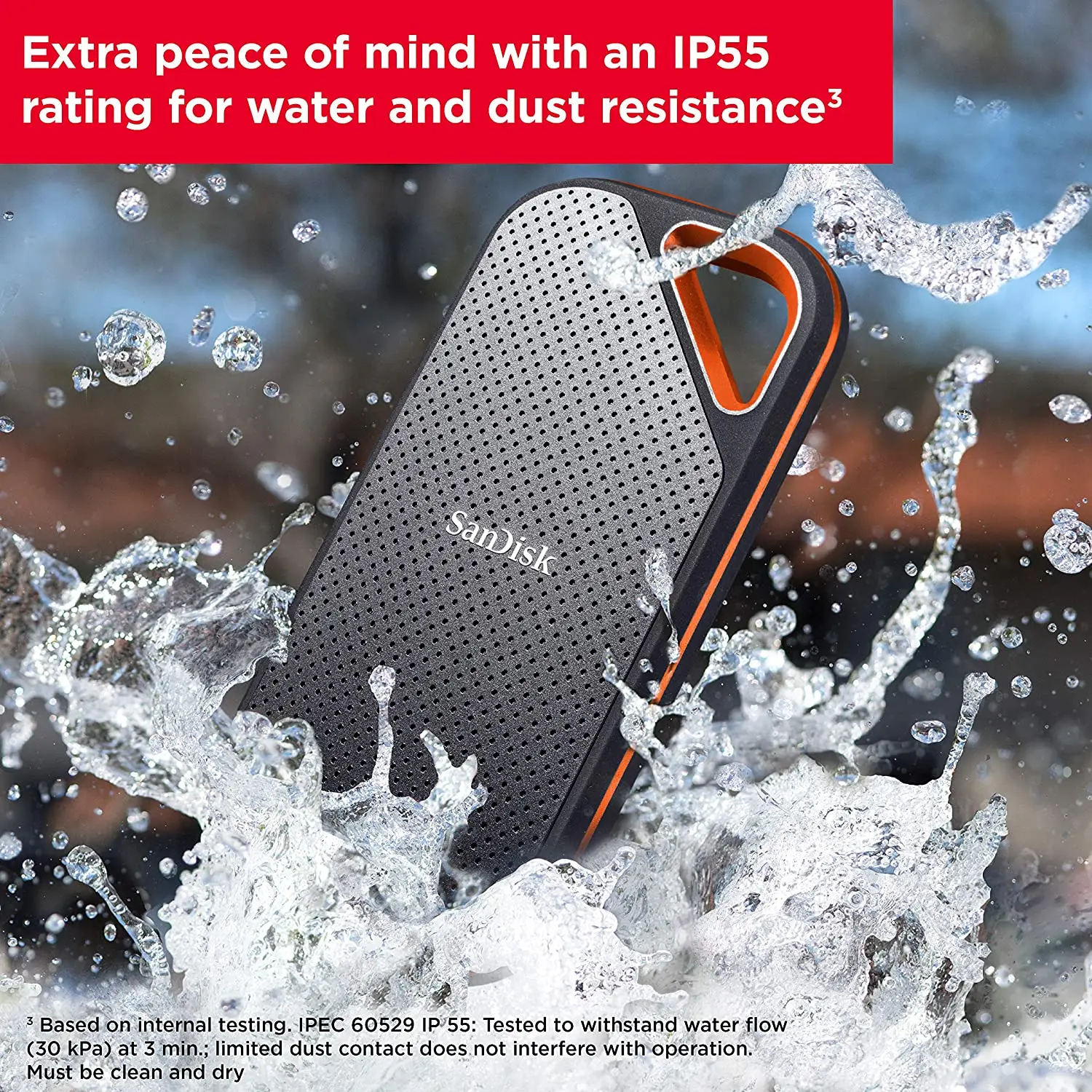 SanDisk 2 ׶Ʈ ͽƮ  4 ׶Ʈ ޴ SSD -C NVMe 1 ׶Ʈ ִ 2000 ްƮ/ USB-C -A USB 3.2 Gen 2x2 ܺ ָ Ʈ 