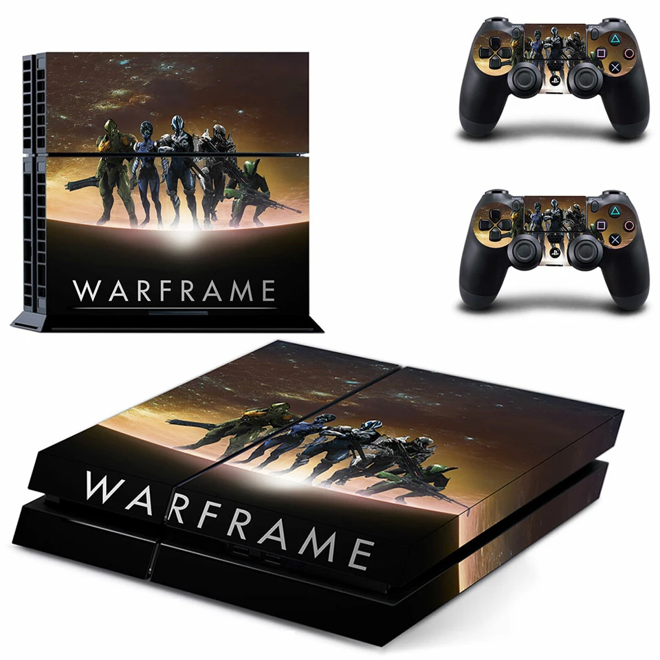 Warframe для PS4 виниловая кожа для sony Playstation 4 контроллер консоли наклейка и 2 контроллера наклейка на джойстик