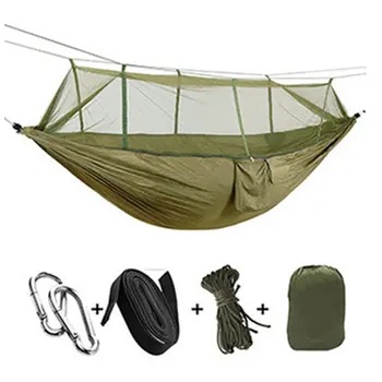 

Hammock Parachute Cloth With Mosquito Net Lightweight And Breathable Outdoor Camping Aerial Tent Swing
