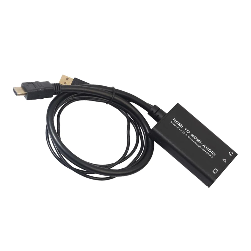 HDMI 4K аналоговый аудио преобразователь сепаратор для телевизионные наушники ноутбука