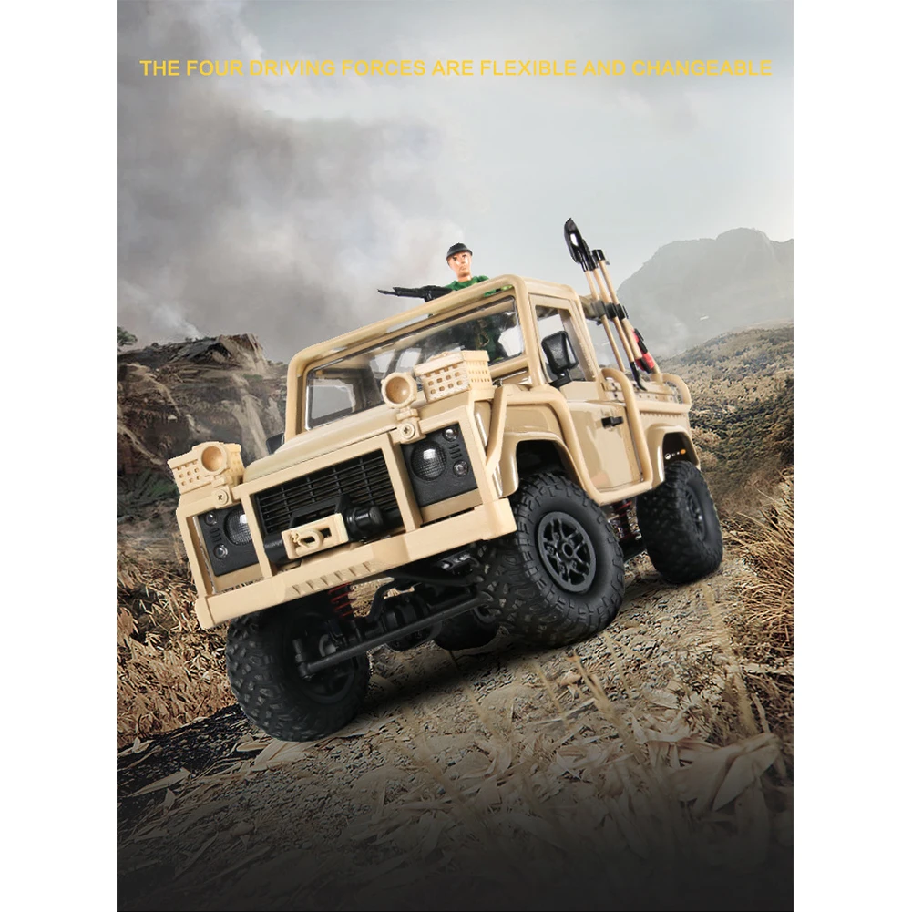 

MN96 1/12 2.4G 4WD LED Light Proportional Control RSOV RC Car Model Kit Beach Four-wheel Drive Climbing Toys Multi Scenario