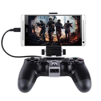 

For PlayStation PS4 Game Controller Joystick Smart Mobile Phone Clip Clamp Holder PS 4 Gamepad Support 6-Inch Cell Phone Stand