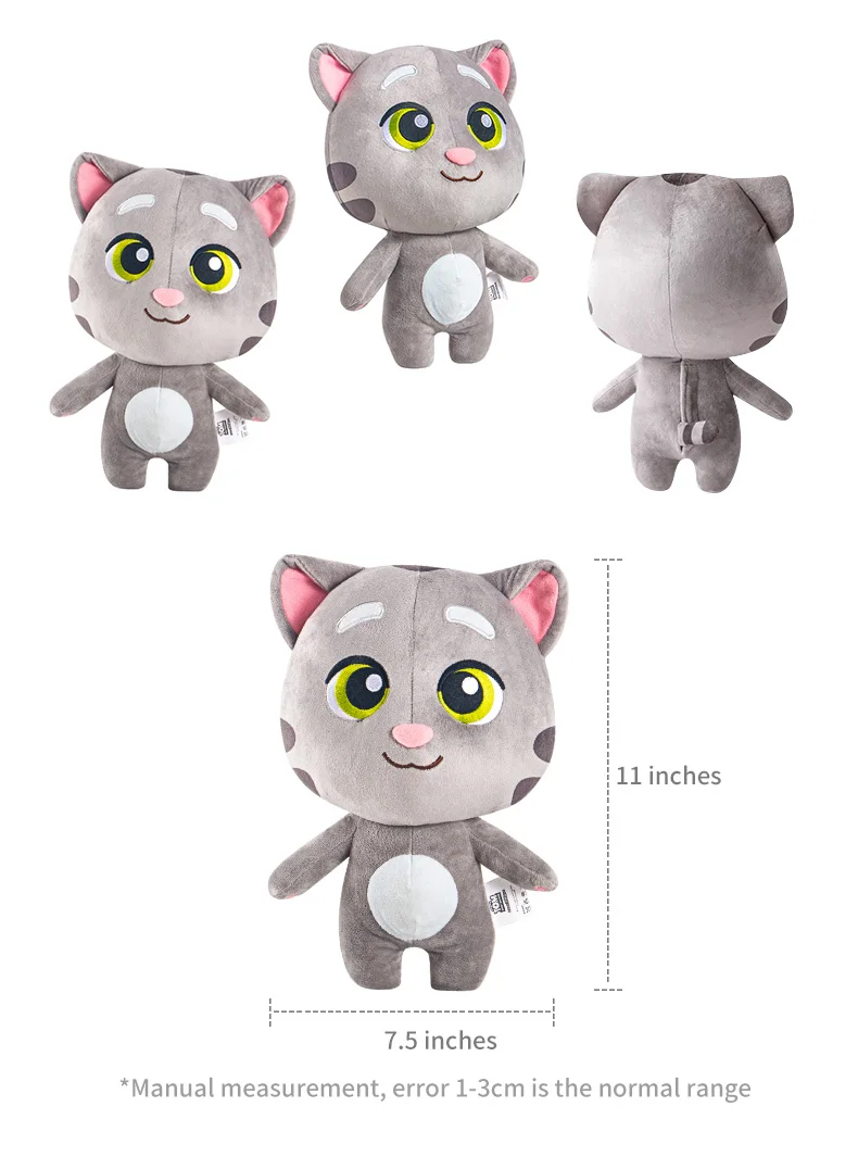 Talking tom and friends plush electric toy Repeats What You Say Seek for  Kids Gift Kawaii Baby parlante speaker – WhiteBlack Store