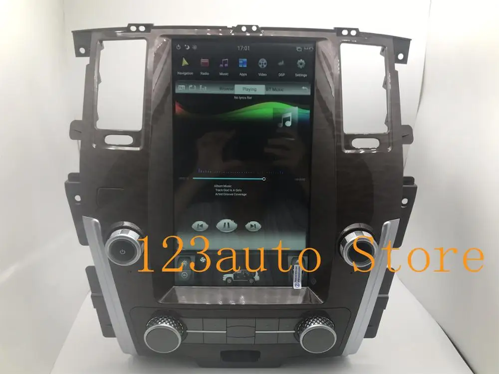 13 6 дюймов вертикальный Tesla стиль Android 9 0 Авто DVD GPS плеер naivigation для NISSAN PATROL 2010 2018