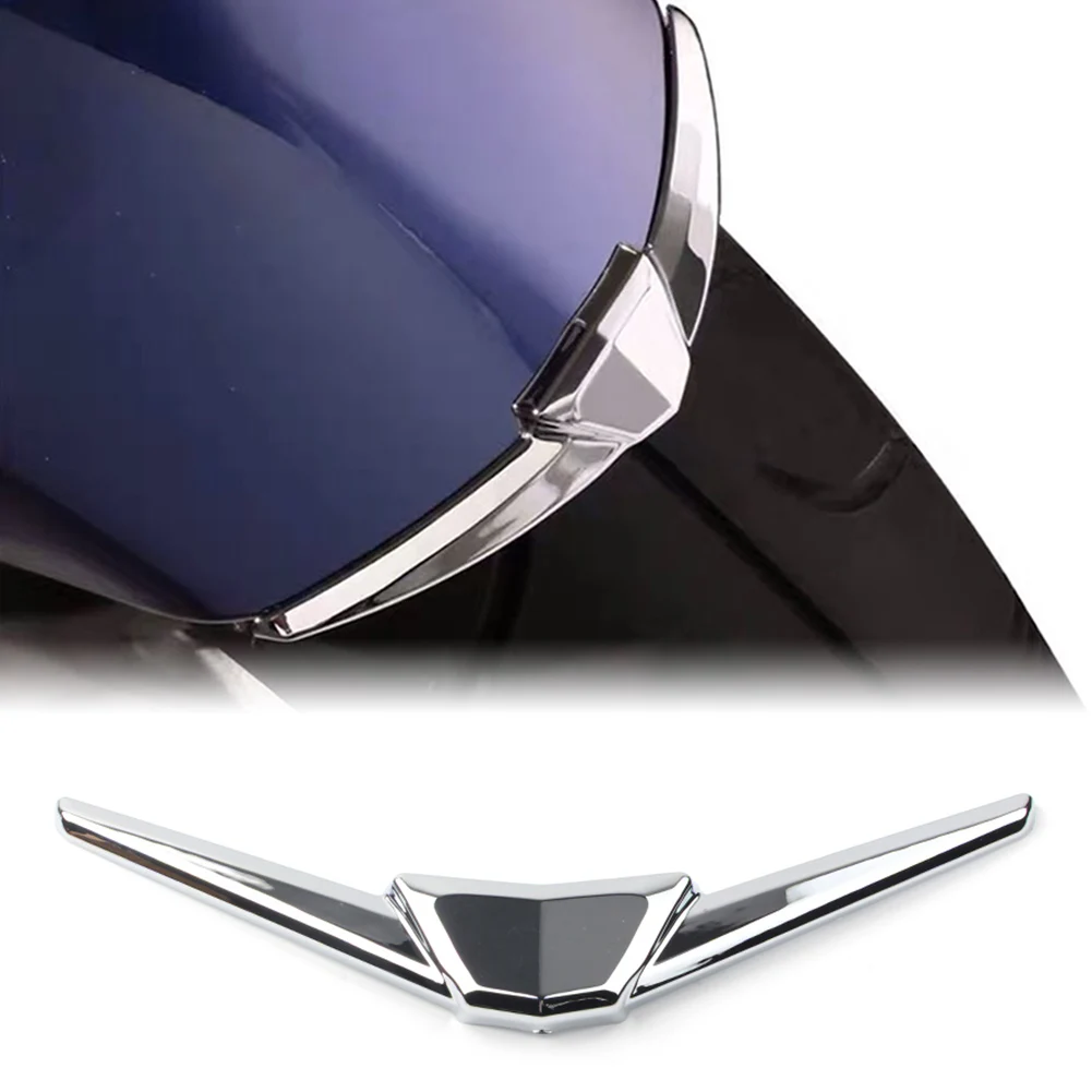 

Наконечник переднего крыла мотоцикла Gold Wing GL 1800 18-20, хромированная отделка для Honda Goldwing GL1800 2018 2019 2020 2 шт.