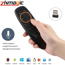 G10 гироскоп голосовой пульт дистанционного управления 2,4G Беспроводная воздушная мышь микрофон ИК обучение для Android Smart tv box T9 H96Max X96 Mini