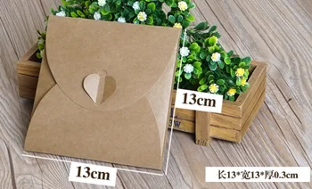 

Kraft Paper DVD Sleeve CD Packaging Box 13*13cm Cases CD DVD Packing Cover Holder Boxes Envelopes For Party Wedding Baby Shower