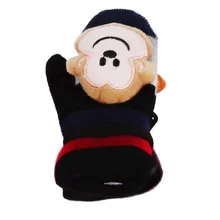 6 стилей перчатки детские перчатки Висячие шеи мультфильм красочные сетки вязать жаккардовые варежки для детей