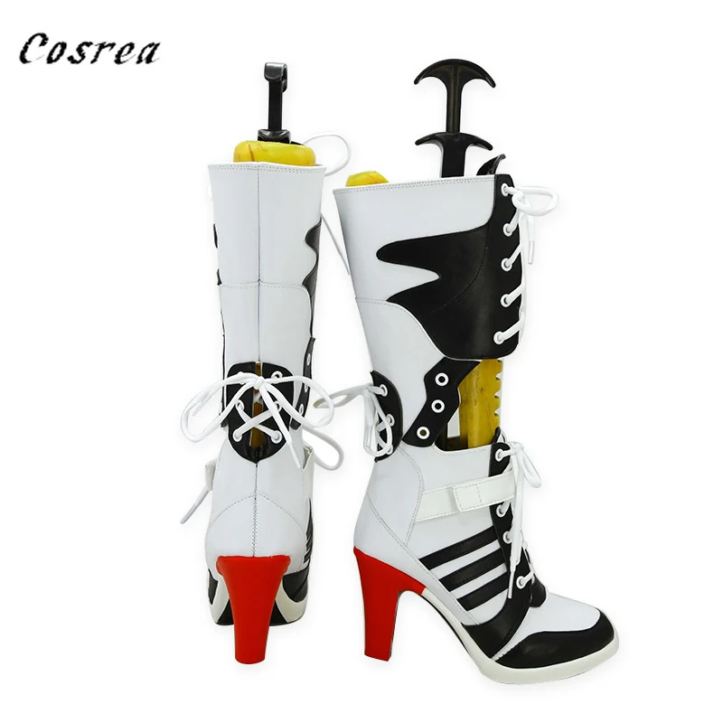 Costume Props Adult Cosplay Boots Joker  Davidsion Accessories Shoes Boots for Girls Women Halloween