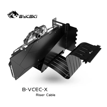 

Bykski PC Graphics Cards PCI Extension Cable PCIE3.0x16 full speed 90 degree vertical placement VGA Support GPU Holder