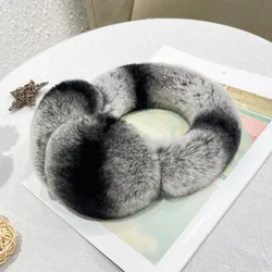 Rabbit Fur Ear Bag Female Noble Party Fur Ear Cover Earmuffs To Keep Warm Cute Ear Warmer Earmuffs Foldable Elf Ears