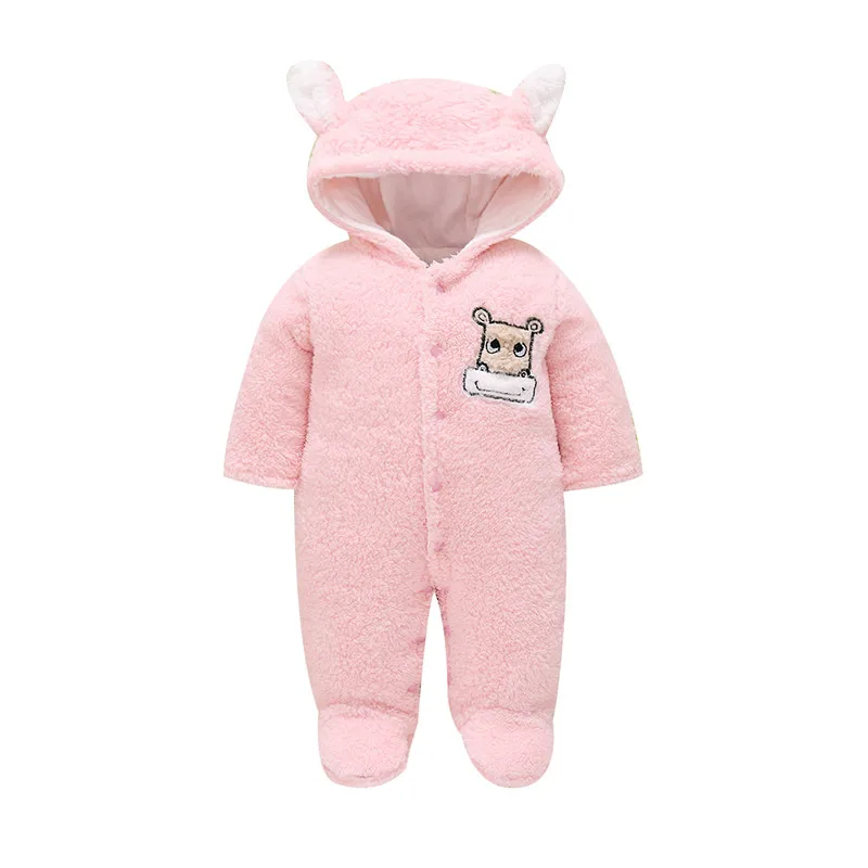 

Baby Girl Romper Jumpsuit Fleece Baby Boy Romper Winter Warm Baby Boy Clothes Newborn Rompers for Baby Overalls Outfit 2020 New