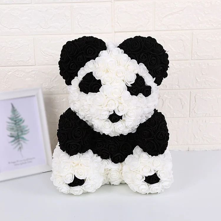 40CM Rose Teddy Bear Romantic Valentine s Day Plush Cute Christmas Wedding Present 5