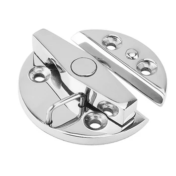

Round Cabin Portable Door Clasp For Yacht Accessories Durable Door Clasp Hatch Lock Box Stainless Steel Buckle Boat Hardware