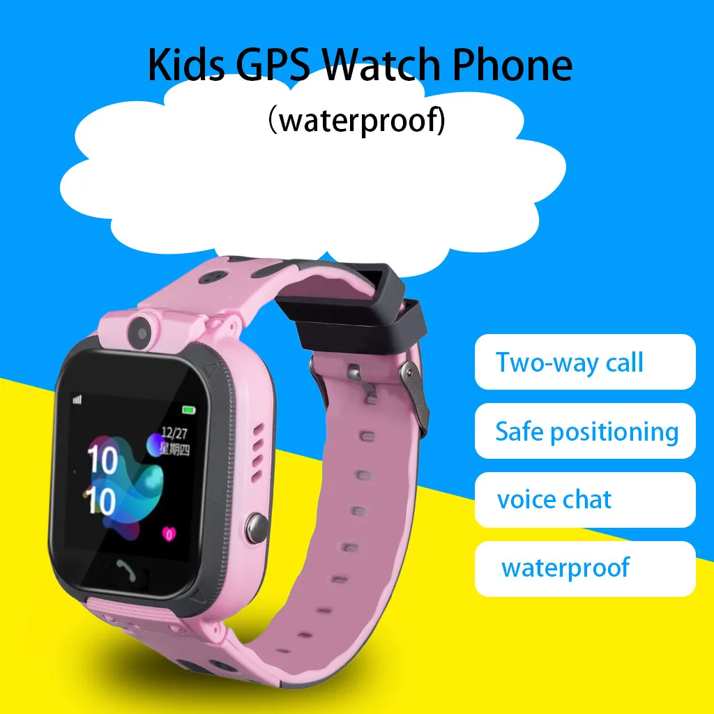  DS69 anti-verloren Kinder GPS Tracker SOS Positioning Tracking Smartphone GPS Uhr Unterstützung Kam