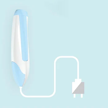 

8 In 1 Baby Adult With LED Front Light Pedicure Supplies Cleaner Electric Safety Mute Newborn Nail Trimmer Kit Manicure Toddler