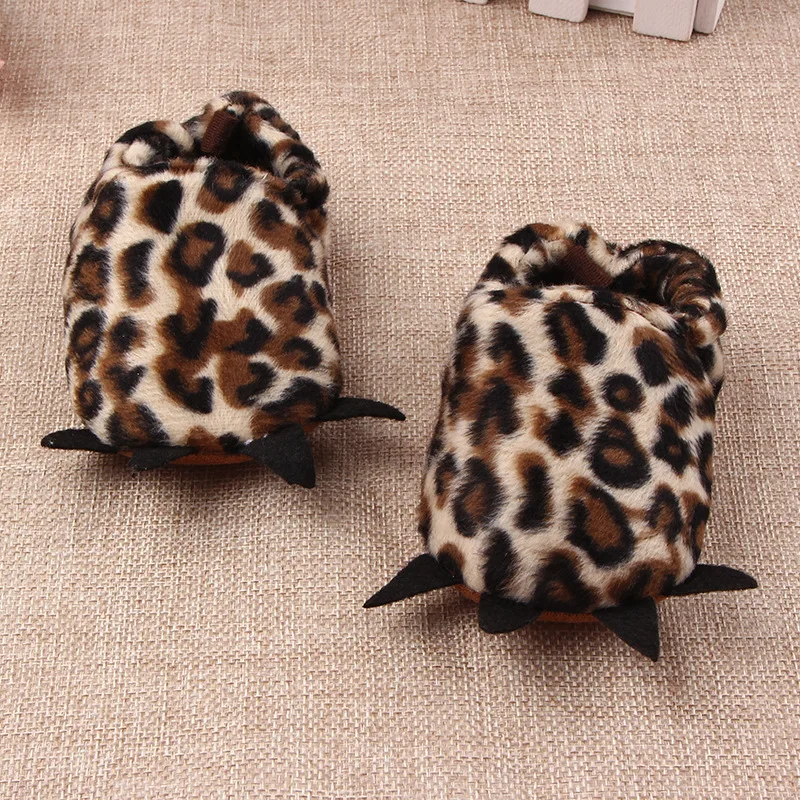 Koovan Children Home Shoes Winter Warm Stuffed Claws Out Shoes Baby Toddler Firstwalkers For Baby Boys Girls Lovely Slipper