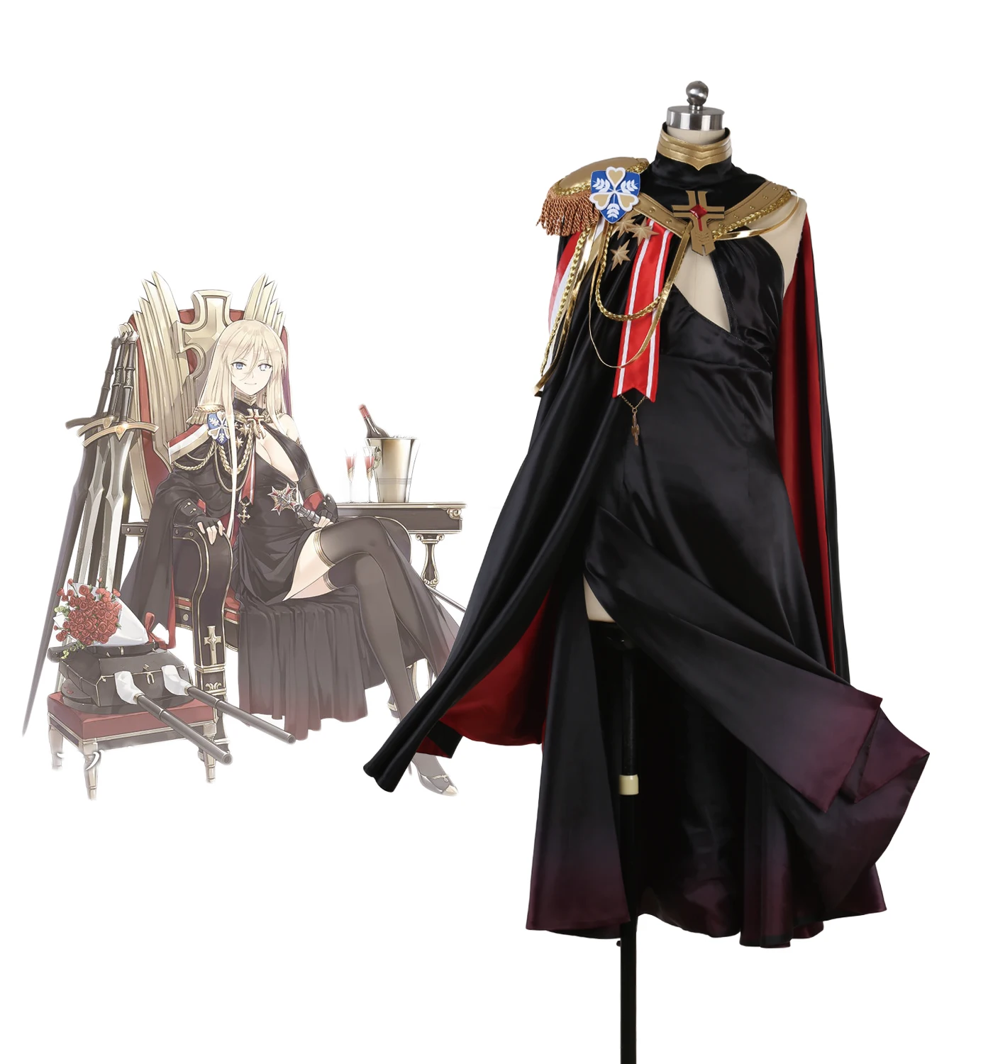 bismarck halloween party 2020 Azur Lane Kms Bismarck Dress Cosplay Costume Full Set Custom Made For Halloween Party Cosplay Game Costumes Aliexpress bismarck halloween party 2020