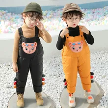 Детские комбинезоны; зимние пальто для мальчиков и девочек; одежда для малышей с объемным рисунком; комбинезоны; детские брюки; верхняя одежда; комбинезон для девочек