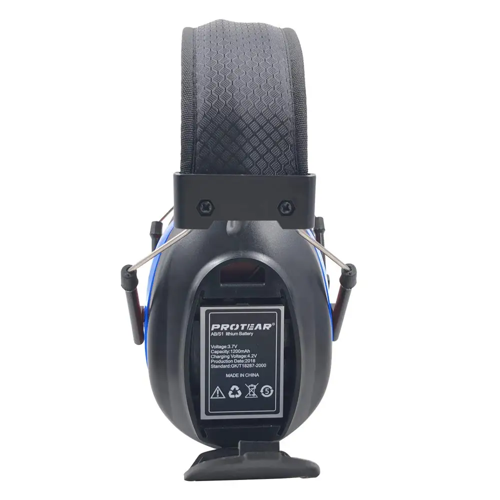 Заряжаемая литиевая батарея 800 мАч Bluetooth FM/AM радио электронные наушники