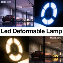 

LED Light E27 Folding Garage Bulb 220V High Bay Lamp UFO Deformable LED Ceiling Lights 60W 80W 100W 120W For ​Warehouse Lightin