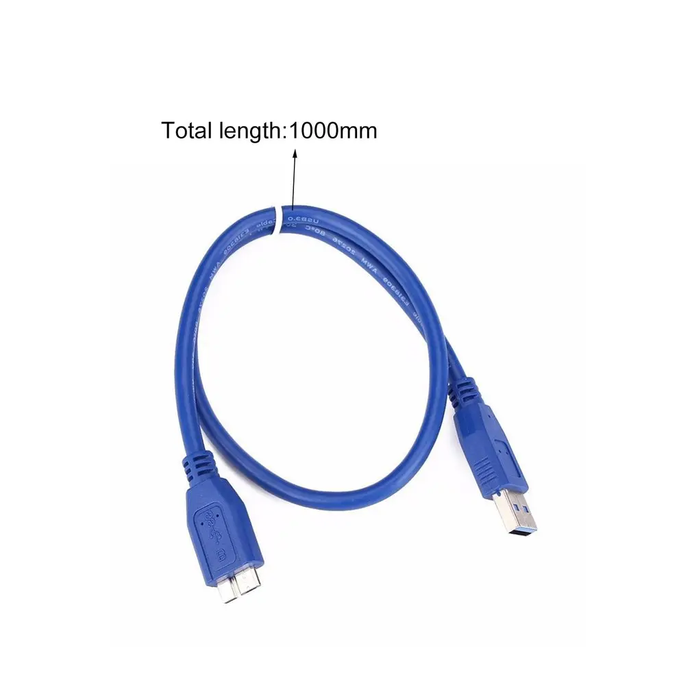 USB 3,0 A к Micro B Кабель для WD для samsung внешний жесткий диск Многофункциональный синий B кабель