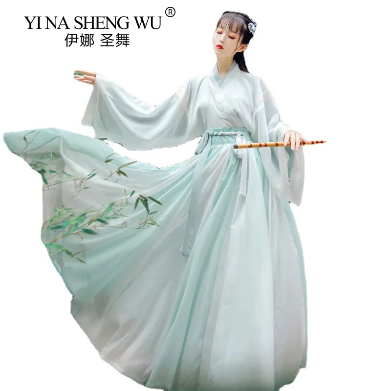 

Traditional Oriental Ancient Tang Dynasty Style Hanfu Dress Woman Chinese Dance Fairy Folk Performance Clothing Cosplay Costumes