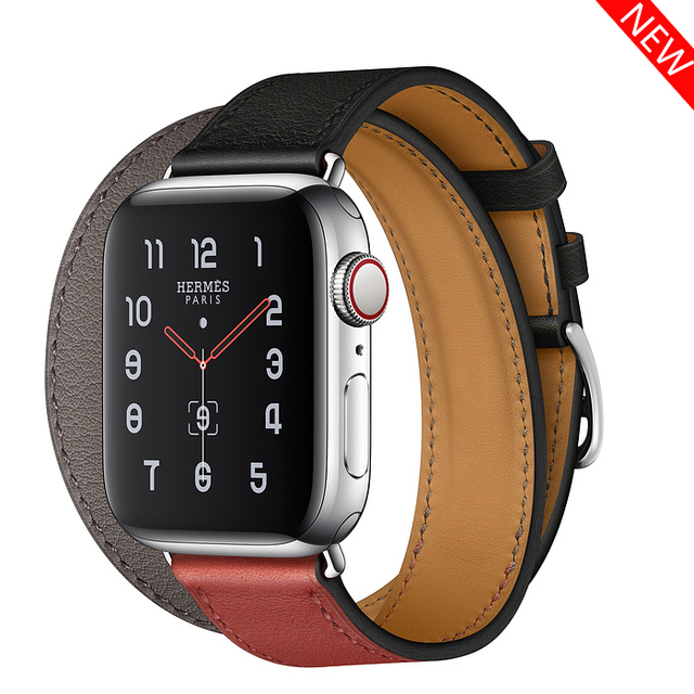Leather loop Bracelet Belt for Apple Watch Band 6 SE 5 4 42MM 38MM 44MM 40MM Strap for correa iWatch 6 5 4 3 Wristband