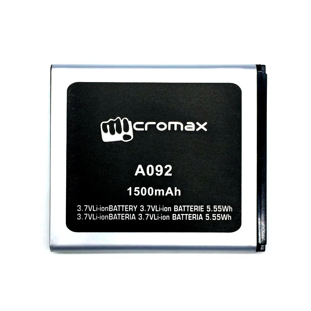 Новый высококачественный аккумулятор 1500 мАч для Micromax A092 + код отслеживания |