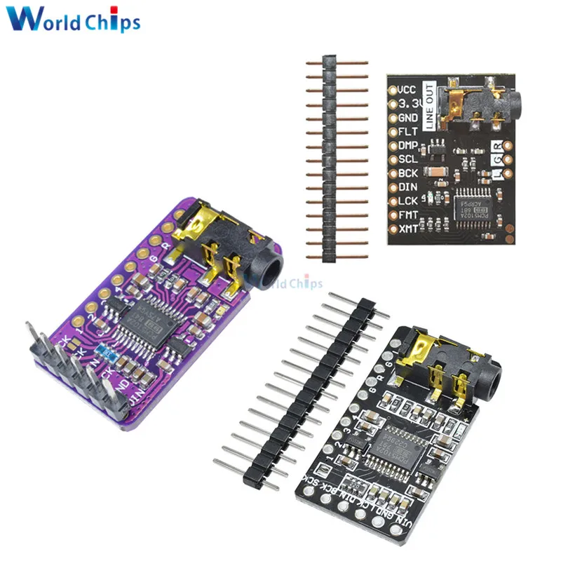 Плата декодера ЦАП PCM5102 PCM5102A плата I2S IIC интерфейса Φ модуль плеера звуковая для