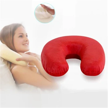 

U-Shaped Pillow Sports Breathable Office Pillow Memory Foam Neck Head Pillow Home Office Cushion Car Flight Travel Neck Pillow