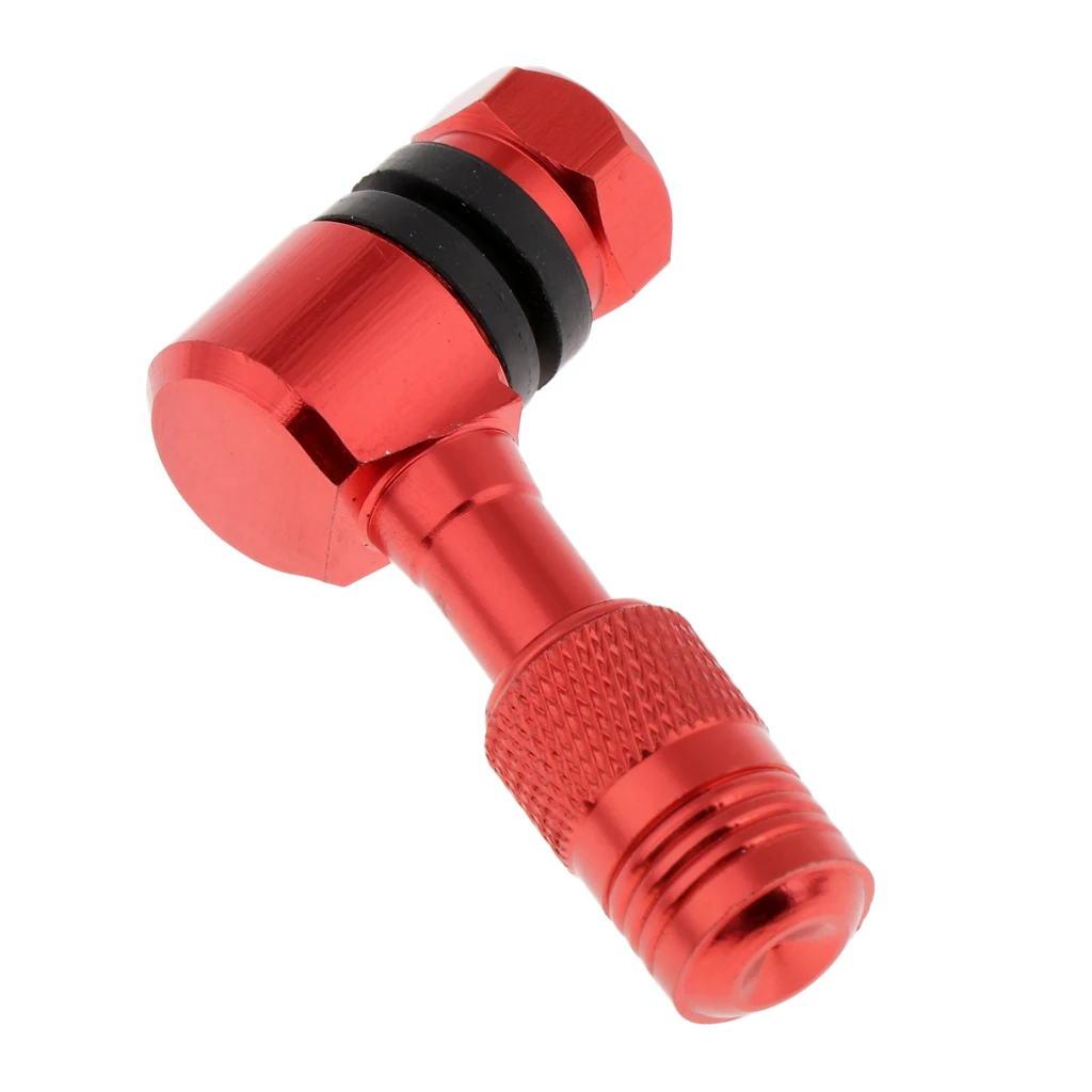 Compression-type  CNC Aluminium Alloy Tire Valve Stem, 11.3mm/0.45inch Rim Holes for Motorcycle Scooter ATV Quad Vehicle