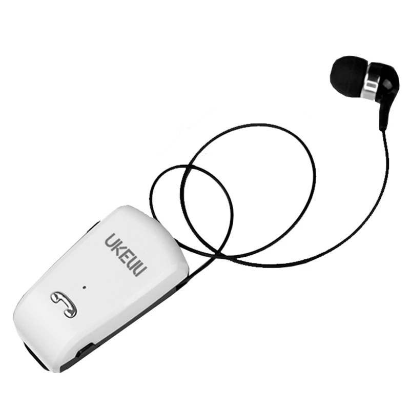 Wireless Retractable Bluetooth 4 0 Headset Smart One to Two Stereo Earphones AS99