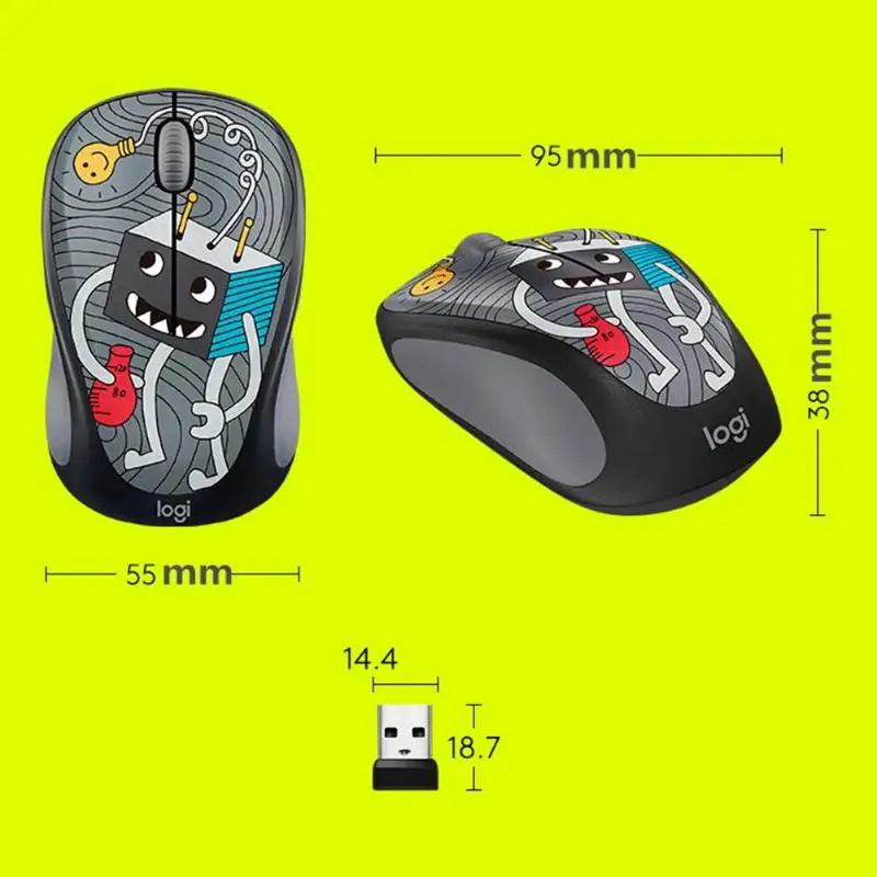Беспроводная usb-мышь 1000 dpi 2,4G, Универсальный Приемник для мыши, игровой Lap Top PC Gamer, компьютерная мышь