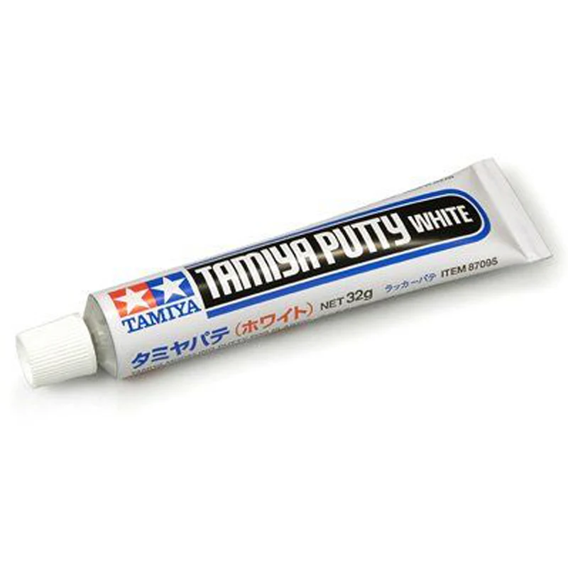 TAMIYA 87095 белая шпатлевка 1 унции (32 г) трубка для пластиковых моделей комплектов GMS
