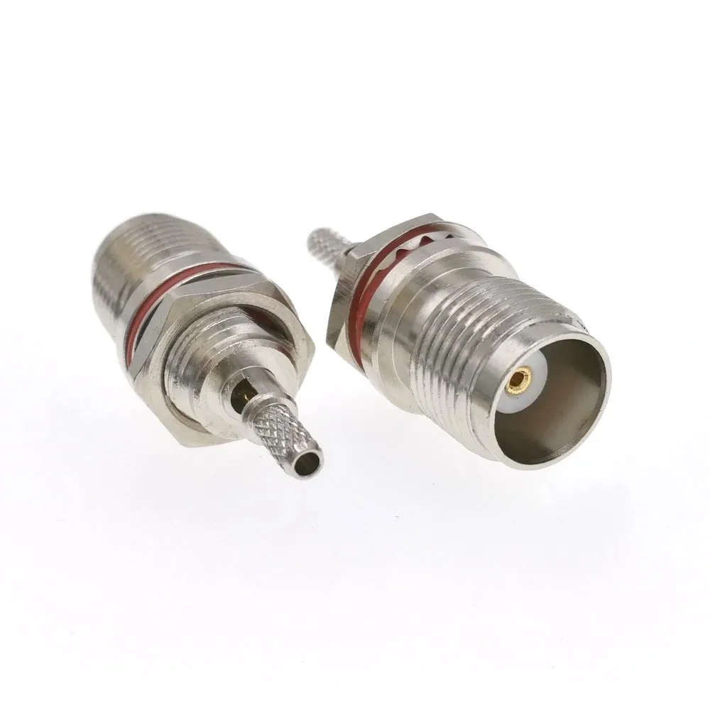 100 шт. TNC Женский обжимной для RG316 RG174 RF разъем