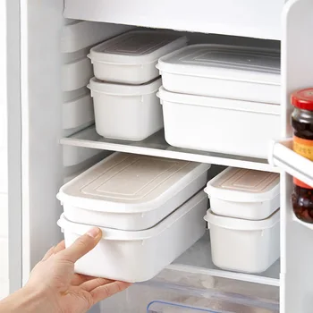 

350/700/800/1600ML food storage container kitchen refrigerator plastic airtight jar fruit storage box with lid