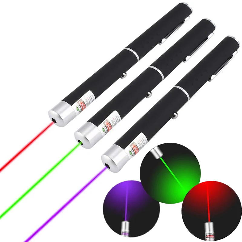 

Red Purple Blue Green Laser Pointer Sight Pen Light 5MW Powerful Beam Light Survival Tool EDC Hunting Outdoor Camping First Aid