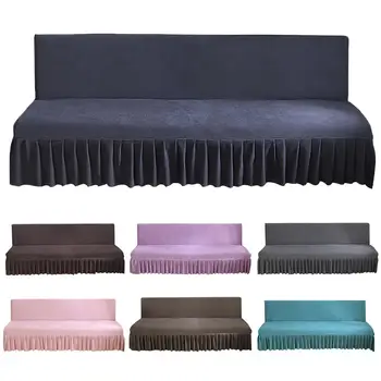 

Universal Armless Sofa Bed Cover Folding Modern Seat Slipcovers Stretch Covers Cheap Couch Protector Elastic Futon Spandex Cover