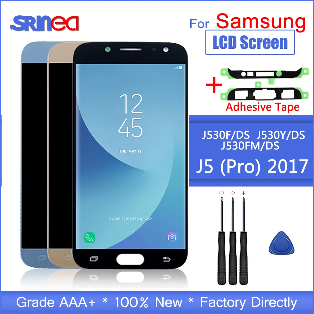 Скидка AMOLED TFT J530F экран для Samsung Galaxy J5 2017 дисплей J530 ЖК дисплей SM J530F сенсорный дигитайзер стекло сборка J5 Pro 2017