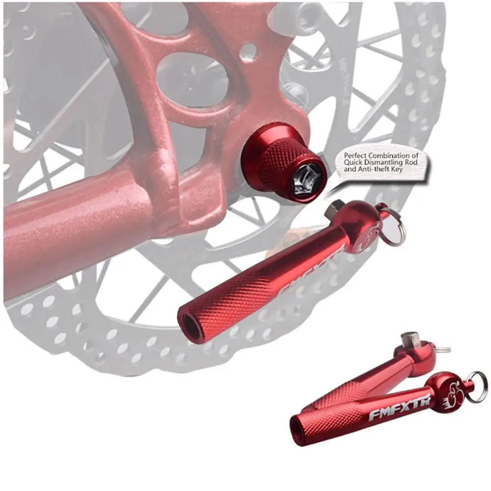 Сверхлегкие противоугонные шампуры для шоссейных MTB велосипедных колес с блокировкой безопасности велосипедный пост быстросъемные QR велосипедные детали 4 цвета 7