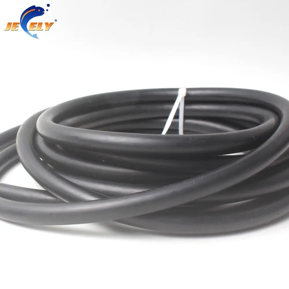 2m/lot 3mmx10mm Black Color Latex Rubber Tube For Spearfishing