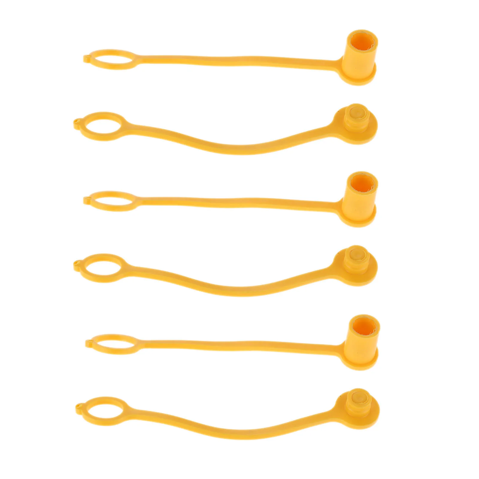 6Pcs 1/4"" Soft Rubber Propane/Natural LP Gas Quick Disconnect Connect Dust Cap Plug for 12mm Diameter Quick Adapter Fireplace