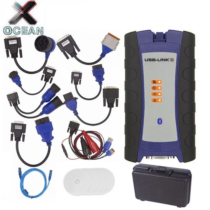 NEXIQed 2 de enlace USB/Bluetooth opcional camiones Diesel herramienta de diagnóstico NEXIQed 2 USB